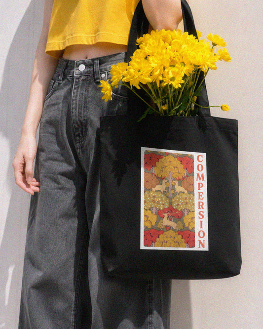 Compersion Eco Tote Bag - Woodland Decorative Polyamory Carryall for ENM