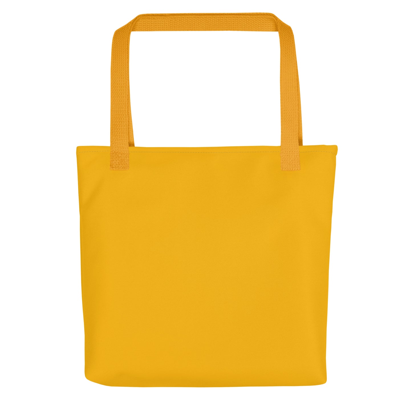 BI AF Bisexual Pride Tote Bag – Mustard & Terracotta LGBTQ+ Affirming Carryall