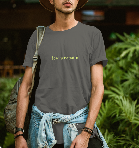 Low Serotonin T-Shirt – Existential Dread Neurodivergent Tee