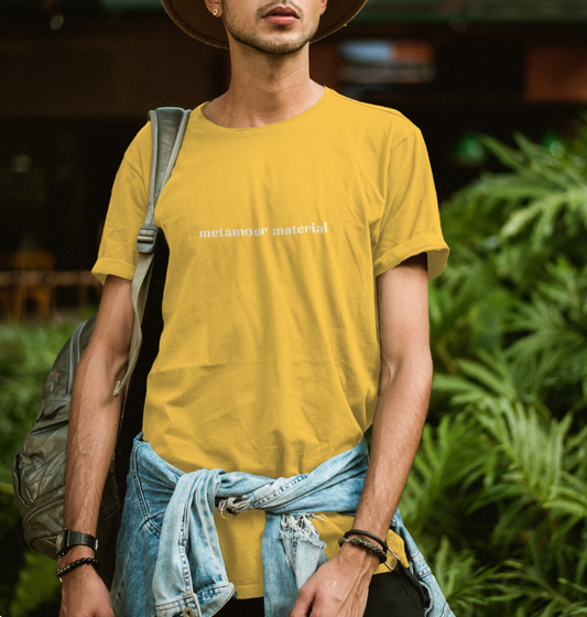 Metamour Material T-Shirt – Supportive ENM Statement Tee
