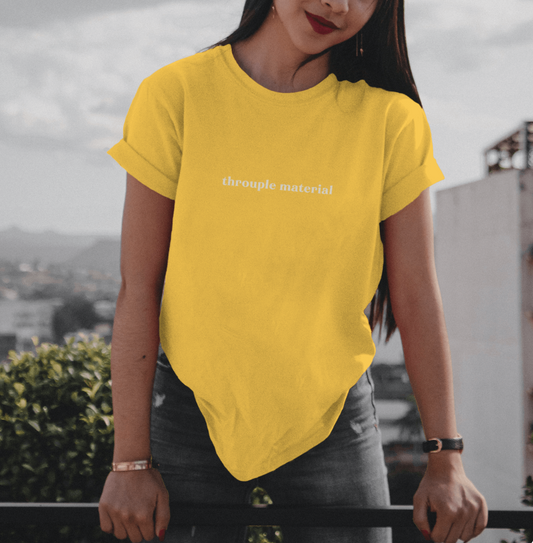 Throuple Material T-Shirt – Cheeky ENM Statement Tee