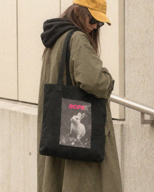 Rope Bunny Tote Bag – Subtle Shibari-Inspired Accessory for Playful Expression