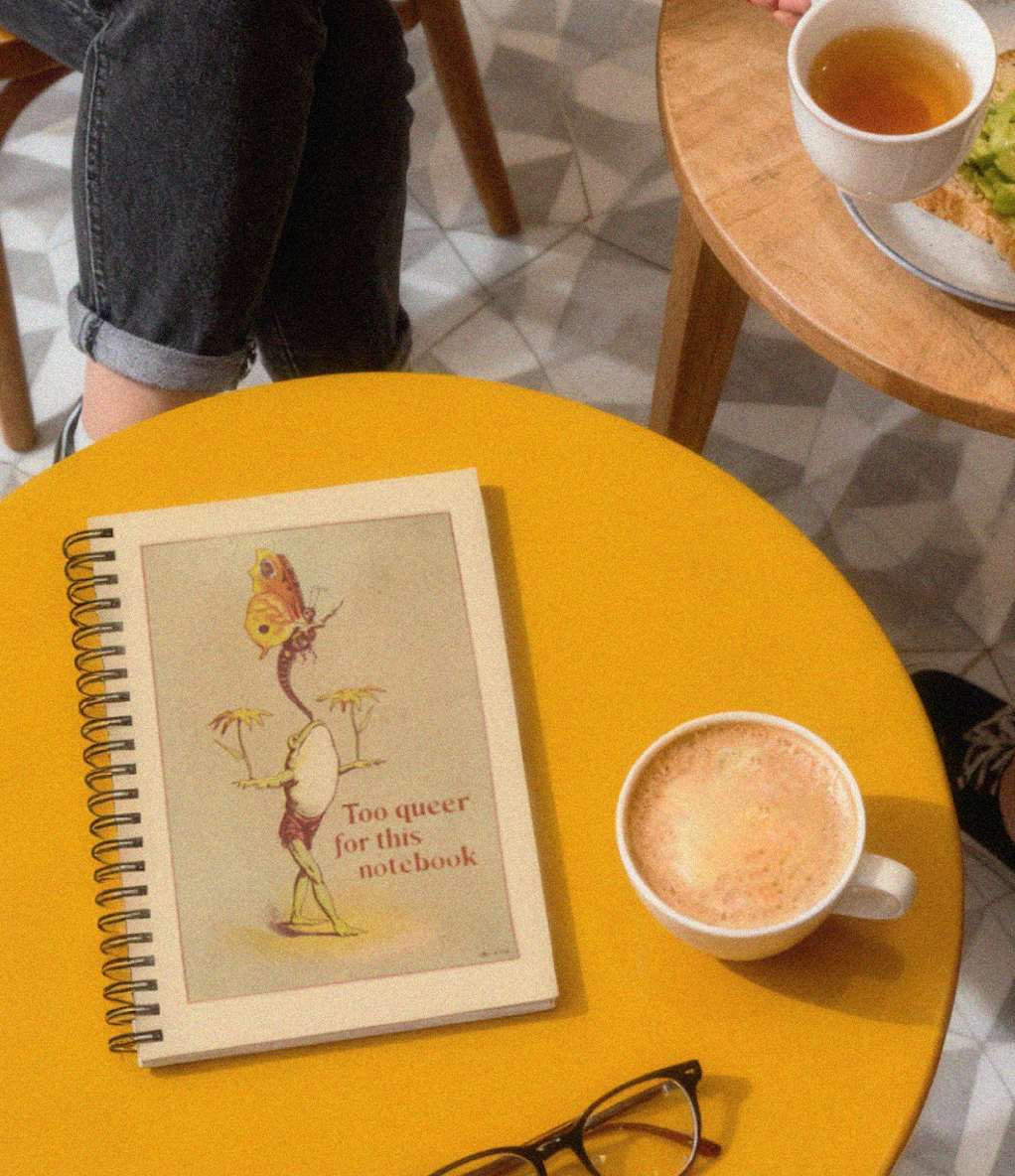 Hands holding an apology card with a vintage kitten image and text, "Sorry I acted crazy, it will happen again." Funny card for neurospicy people.