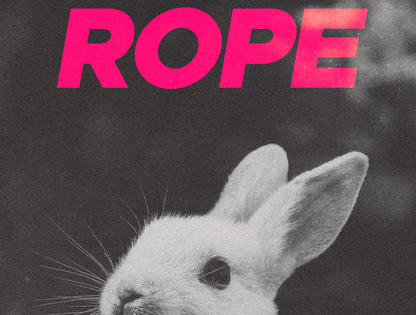 Rope Bunny Poster – Subtle Sh*bari-Inspired Wall Art