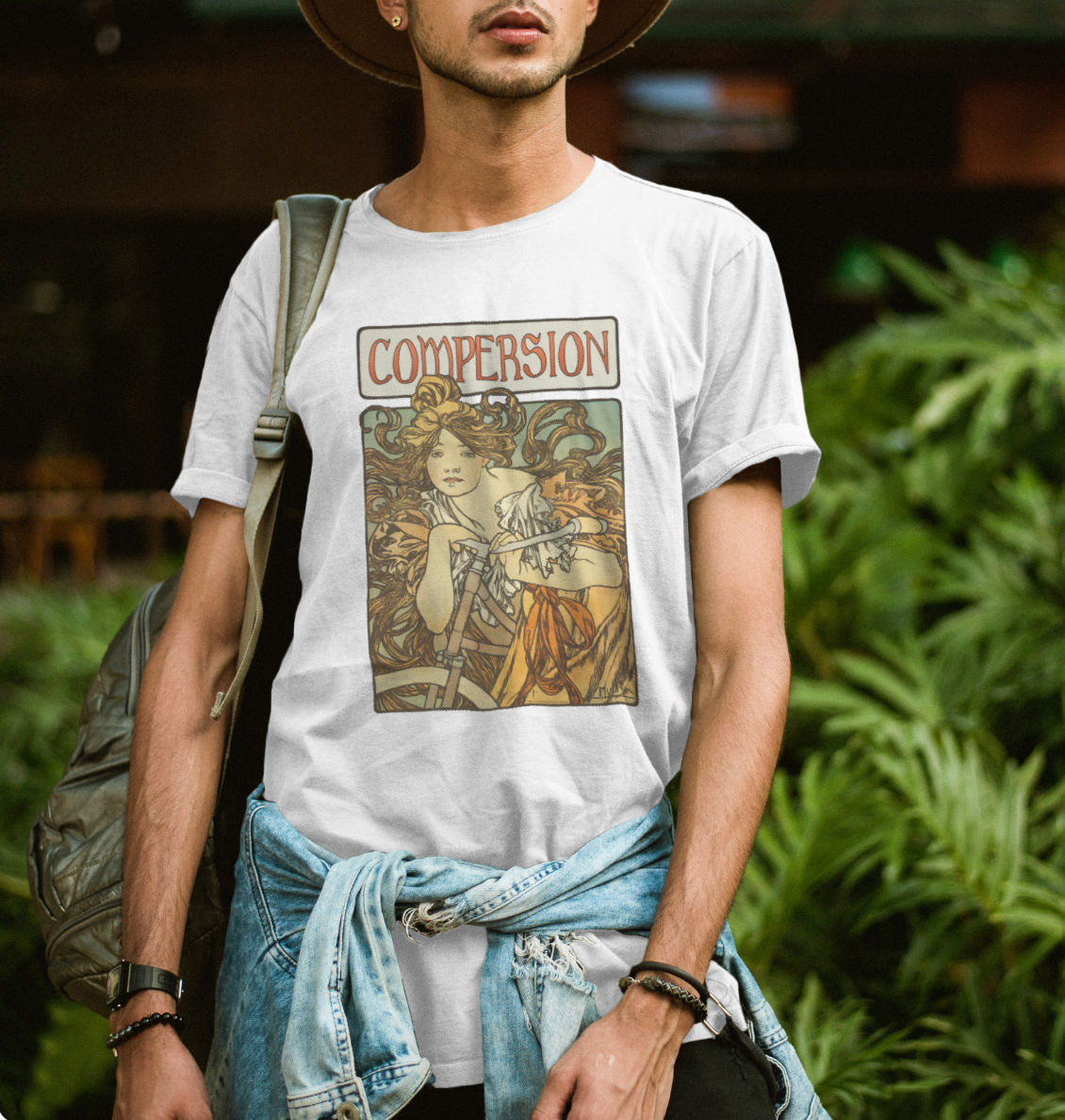 Vintage Compersion T-Shirt – Art Nouveau Polyamory Symbol Unisex Tee