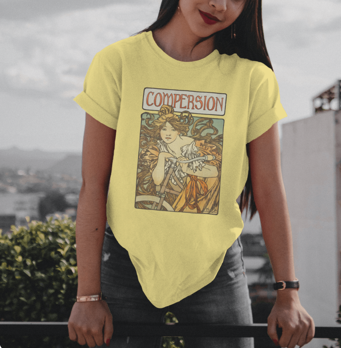 Vintage Compersion T-Shirt – Art Nouveau Polyamory Symbol Unisex Tee