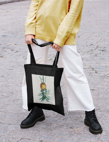Reverse Pineapple Eco Tote Bag – Vintage Discreet Symbol Accessory