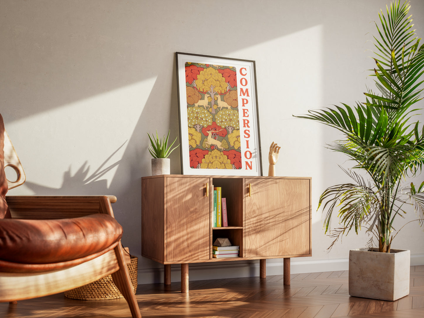 Compersion Art Print  - Woodland Decorative Polyamory Poster for ENM