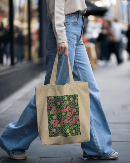 K—ky Fruits Eco Tote Bag – Vintage Quote Accessory for Pleasure-Positive Style