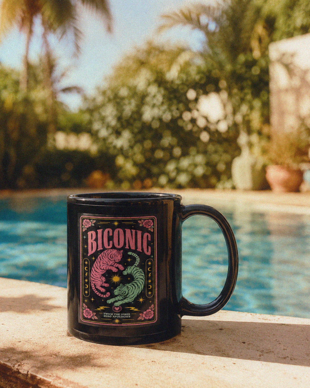 BICONIC Mug - Bold Bisexual Pride Tiger Coffee Cup