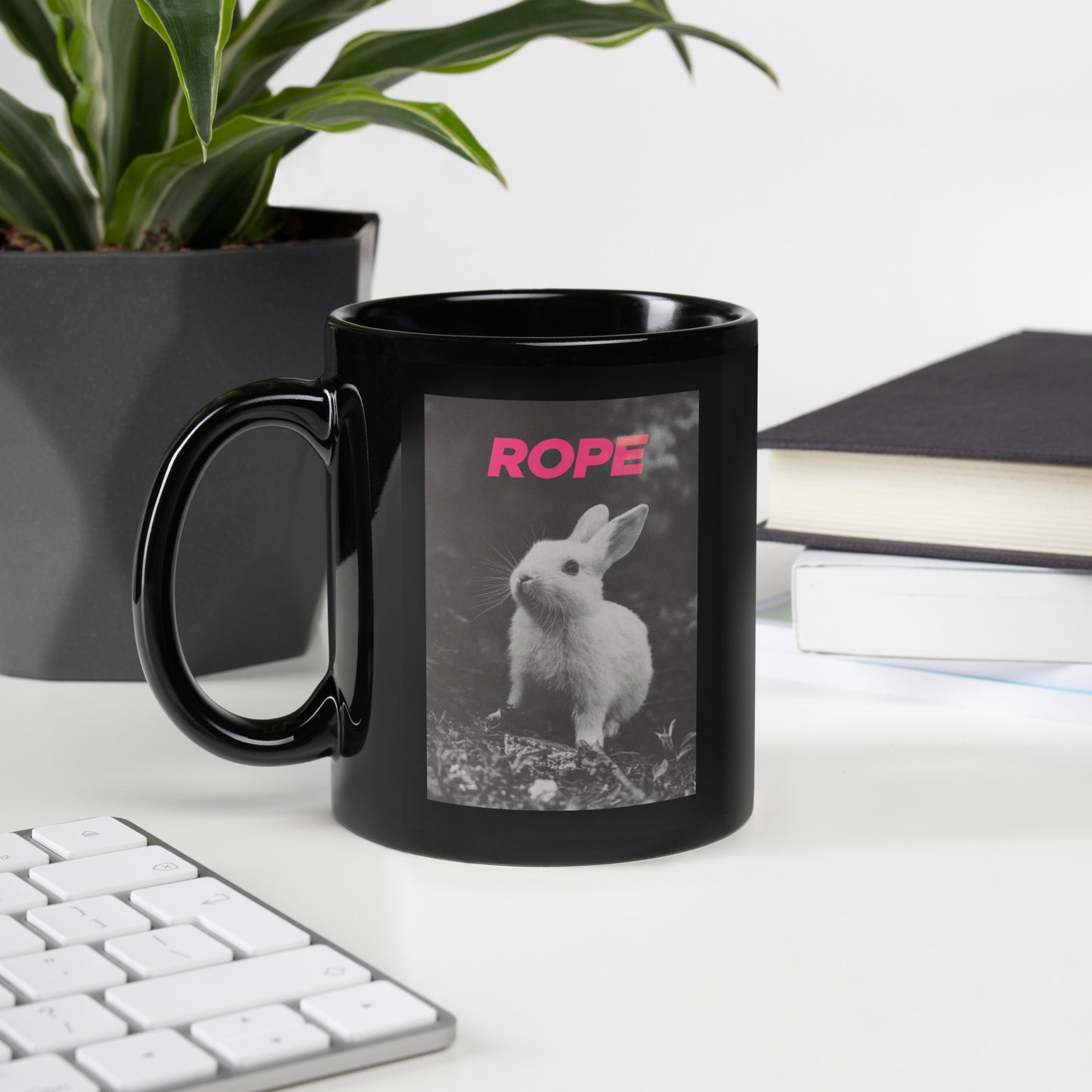 Rope Bunny Mug – Bold Edgy Coffee Cup for Sh*bari Lifestyle Expression