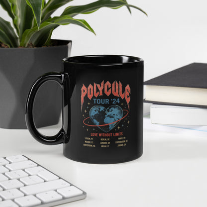 Polycule Tour Mug - Rock Band Style Polyamory Coffee Cup