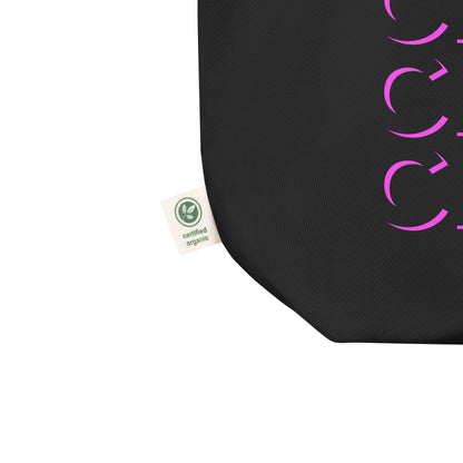 CLIMAX Eco Tote Bag – Black & Hot Pink Pleasure-Positive Statement Accessory
