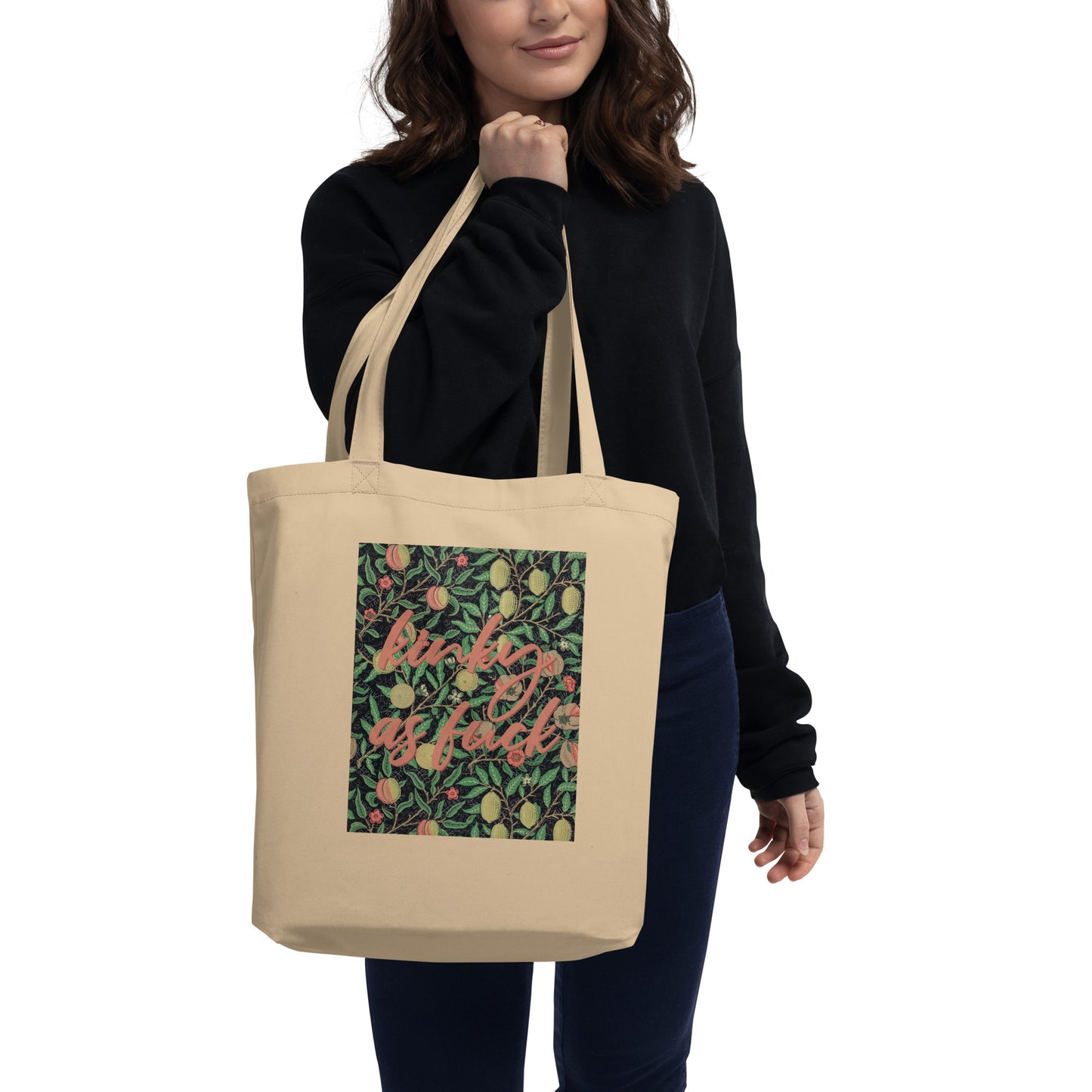 K—ky Fruits Eco Tote Bag – Vintage Quote Accessory for Pleasure-Positive Style