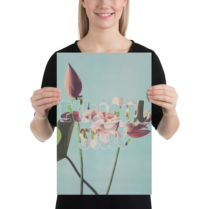 Ethical S—t Poster – Vintage Bold Quote Wall Art