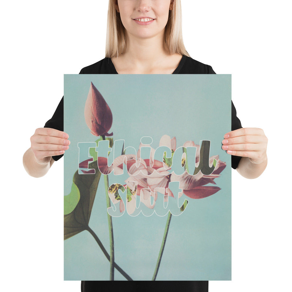 Ethical S—t Poster – Vintage Bold Quote Wall Art