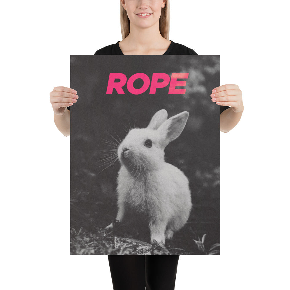 Rope Bunny Poster – Subtle Sh*bari-Inspired Wall Art