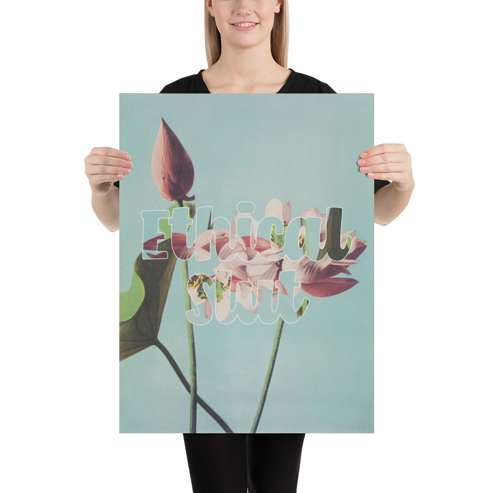 Ethical S—t Poster – Vintage Bold Quote Wall Art