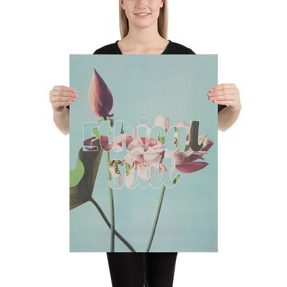 Ethical S—t Poster – Vintage Bold Quote Wall Art