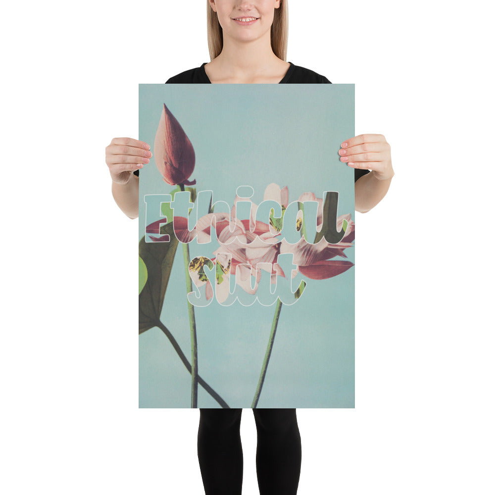 Ethical S—t Poster – Vintage Bold Quote Wall Art