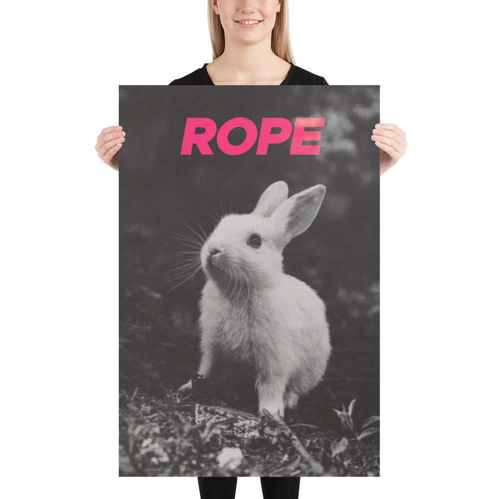 Rope Bunny Poster – Subtle Sh*bari-Inspired Wall Art