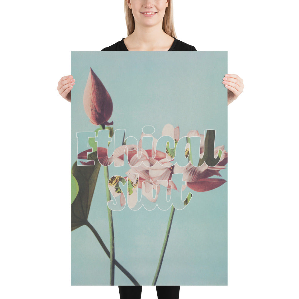 Ethical S—t Poster – Vintage Bold Quote Wall Art