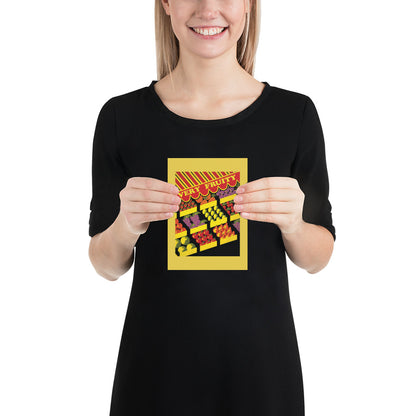 Very Fruity Poster – Queer Humor Vintage Style Wall Art