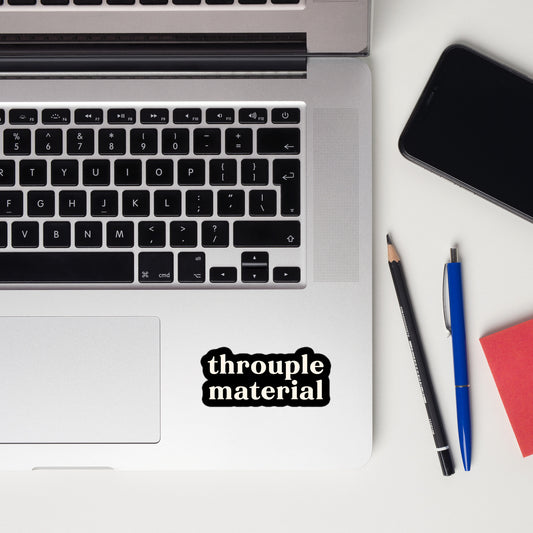 Throuple Material Sticker – Cheeky ENM Vinyl Decal