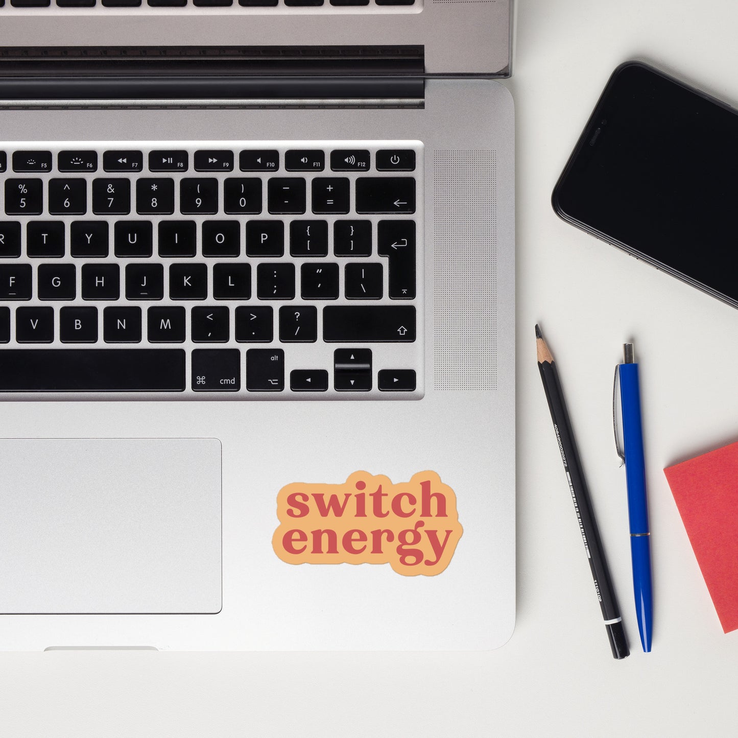 Switch Energy Sticker – Light Peach Play-Friendly Vinyl Decal
