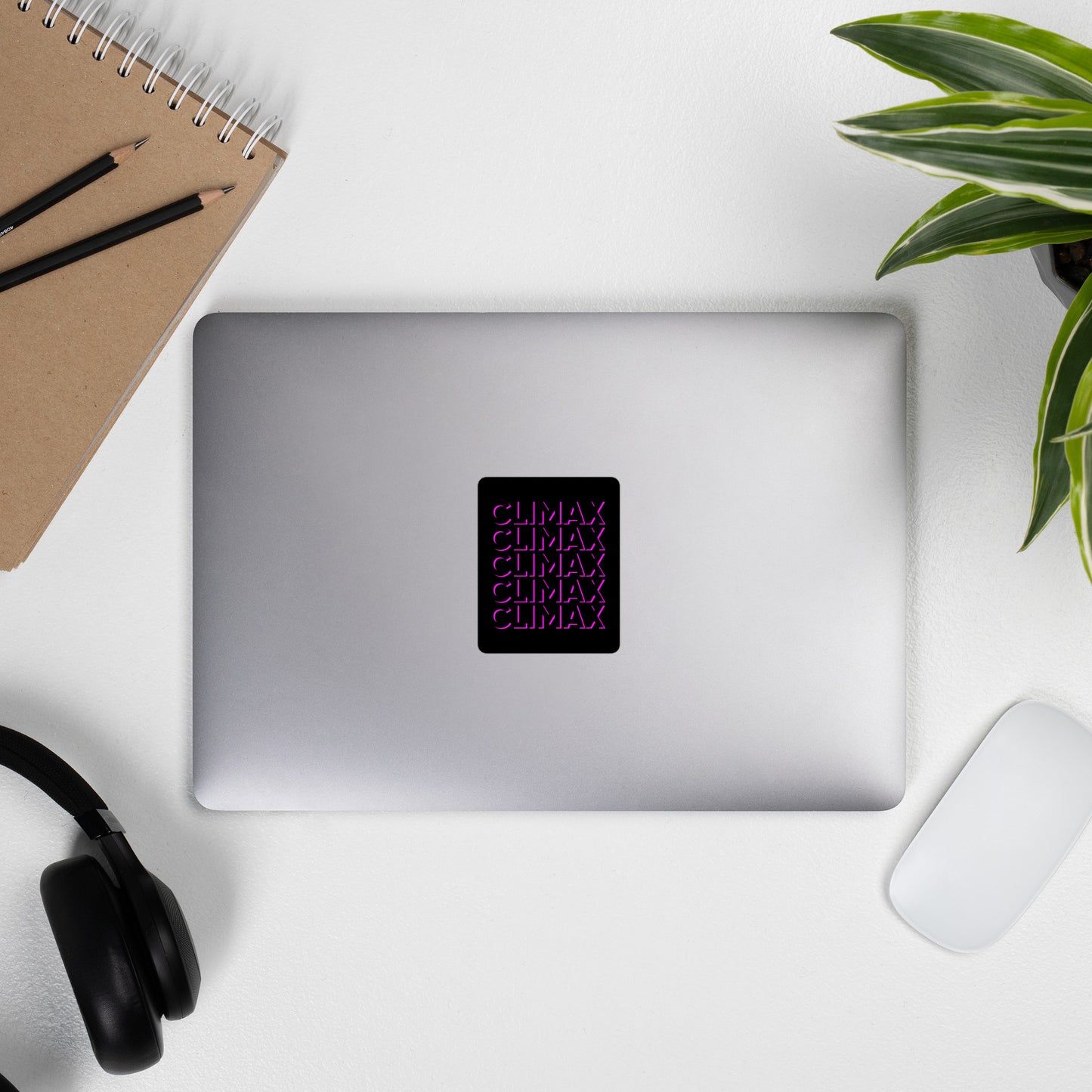 CLIMAX Vinyl Sticker – Hot Pink Decal for Bold Pleasure-Positive Expression