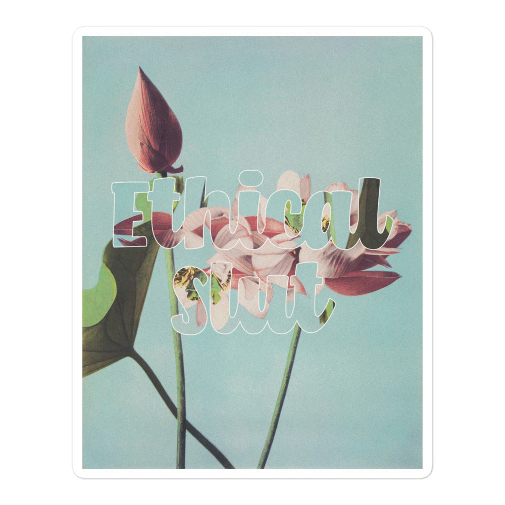 Ethical S—t Vinyl Sticker – Vintage Bold Quote for ENM Expression
