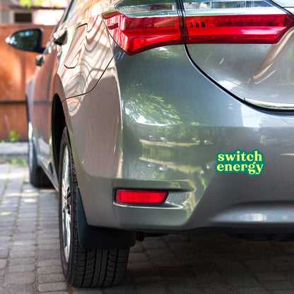 Switch Energy Sticker – Teal Play-Friendly Vinyl Decal