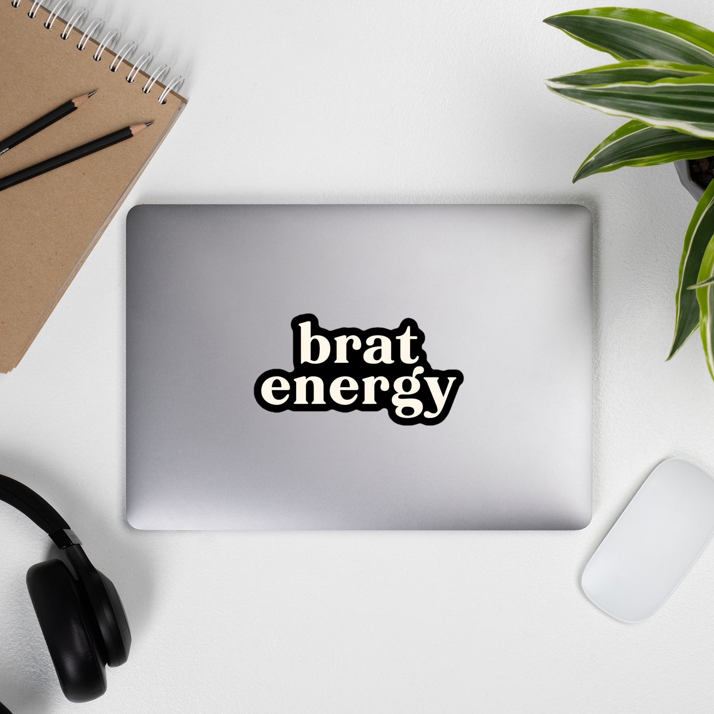 Brat Energy Sticker – Play-Friendly Cheeky Vinyl Decal