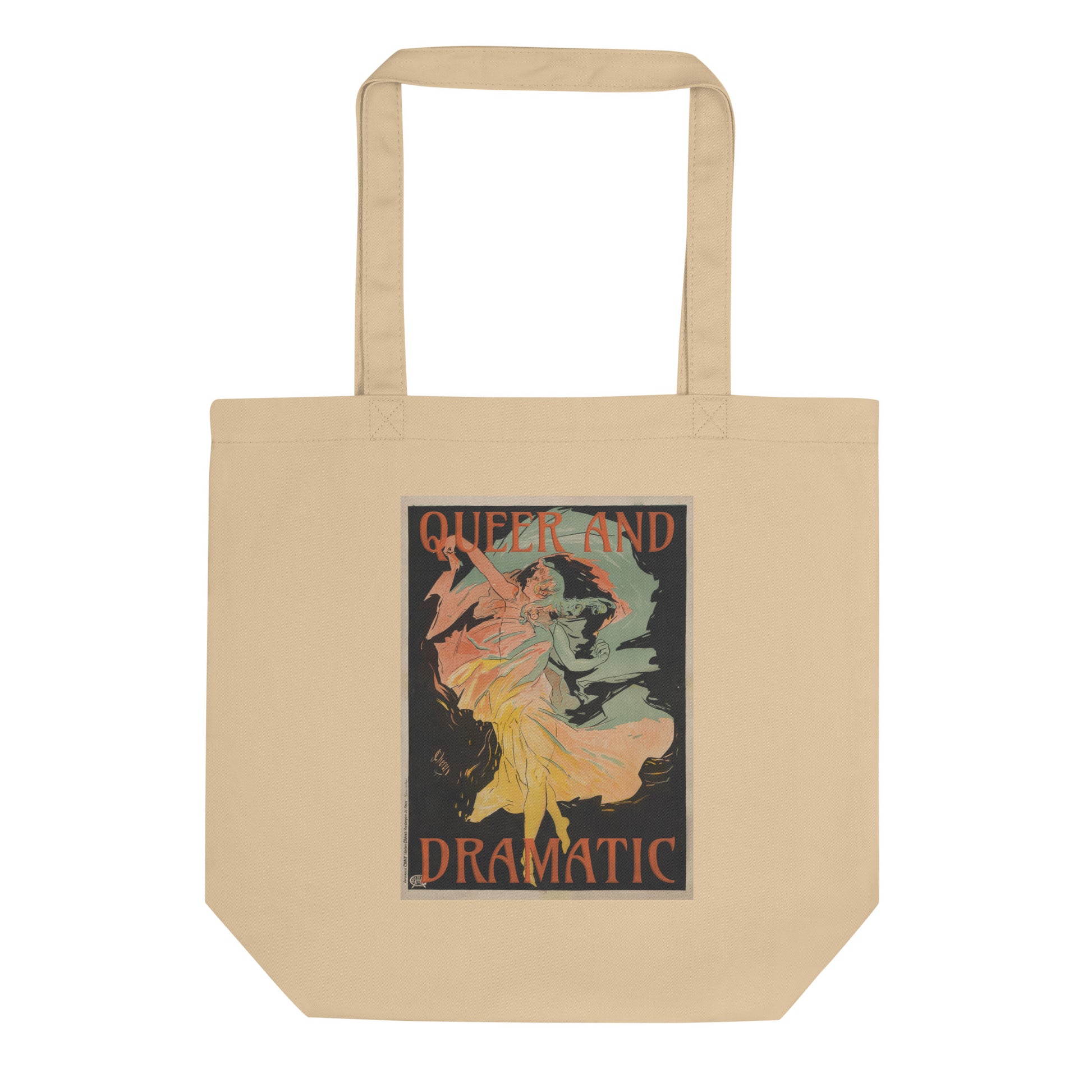 Bold Queer and Dramatic eco-friednly tote bag with vintage style for an every day statement