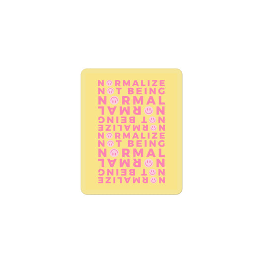 Neurodivergent Affirmation Sticker with smileys for laptop decoration 