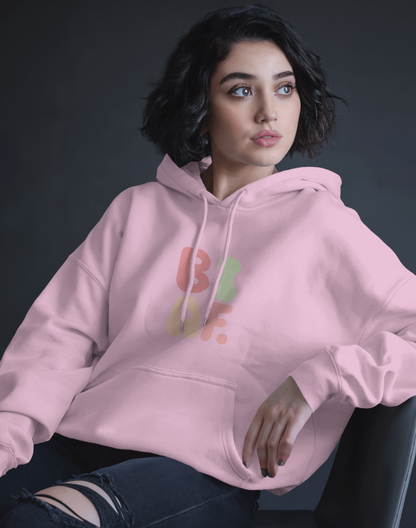 BI AF Bisexual Pride Unisex Hoodie – Soft Pastel Retro LGBTQ+ Sweatshirt