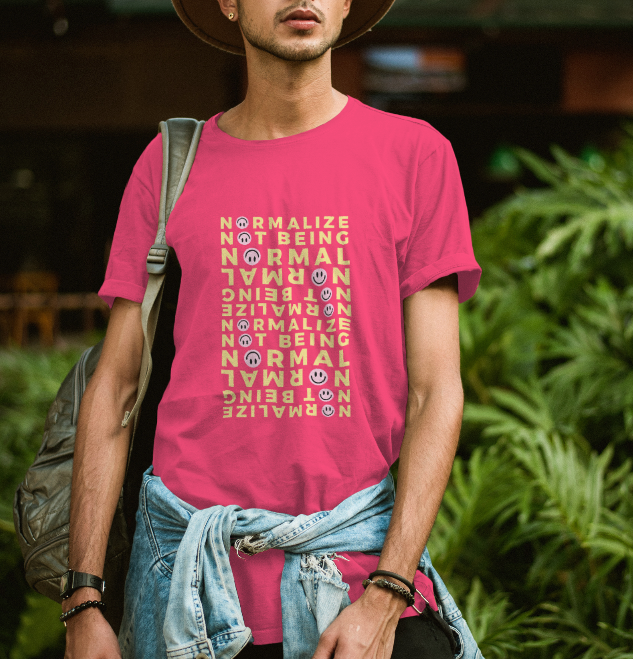 Non-normative Affirmation T-Shirt – Yellow Neurodiverse Empowerment Tee