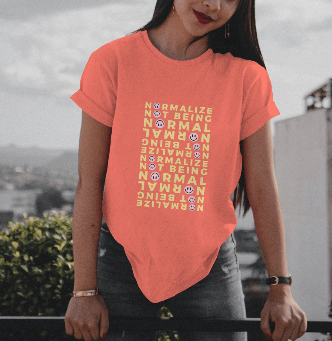 Non-normative Affirmation T-Shirt – Yellow Neurodiverse Empowerment Tee