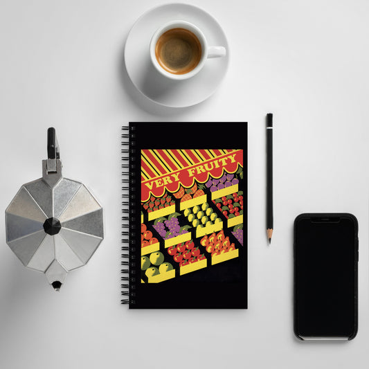 Very Fruity Notebook – Queer Campy Vintage Fruit Stand Journal