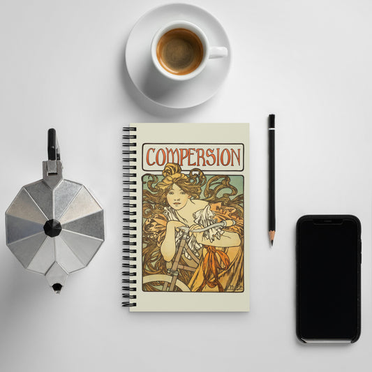 Vintage Compersion Notebook – Art Nouveau Polyamory Symbol Journal