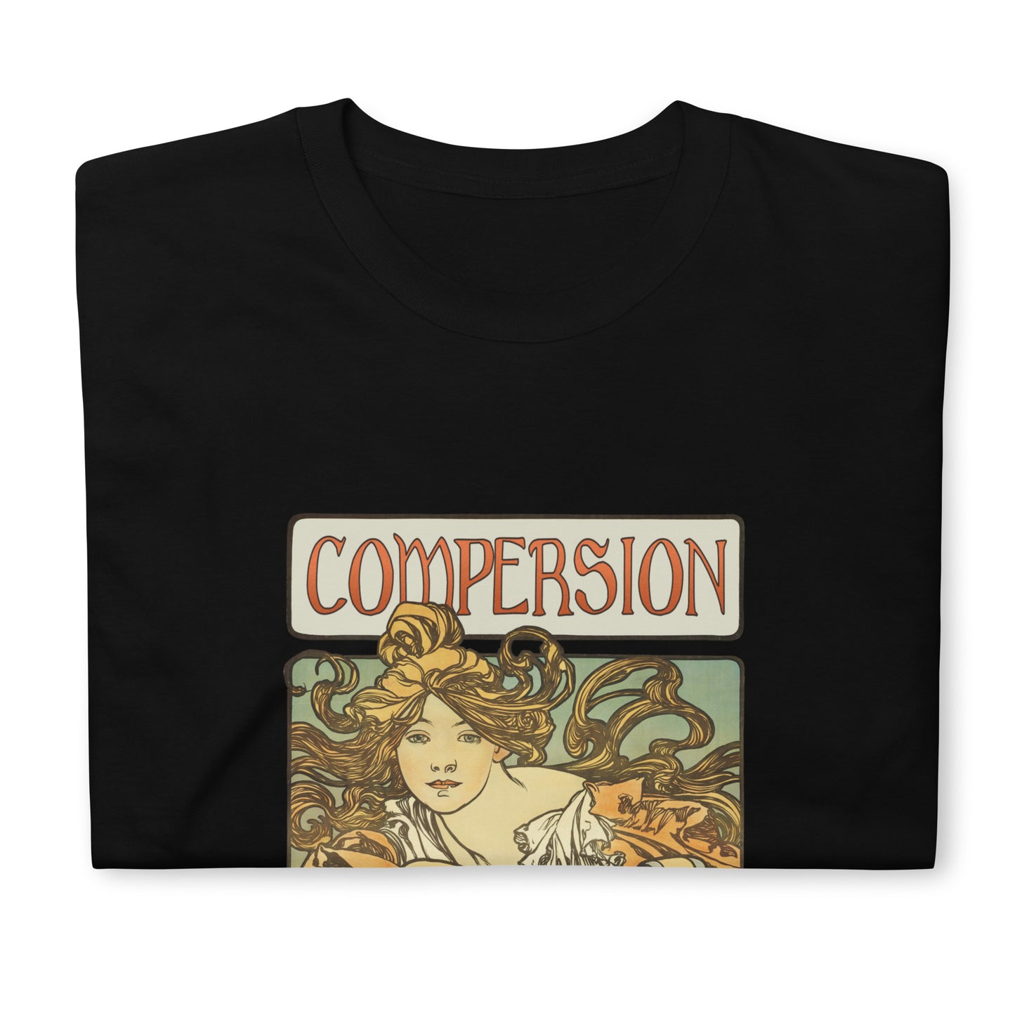 Vintage Compersion T-Shirt – Art Nouveau Polyamory Symbol Unisex Tee