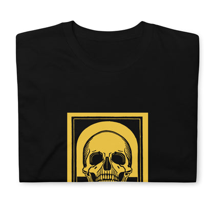 Dead Inside T-Shirt – Yellow Vintage Skull Dark Humor Tee