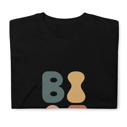 BI AF Bisexual Pride T-Shirt – Bold Retro LGBTQ+ Colorful Tee