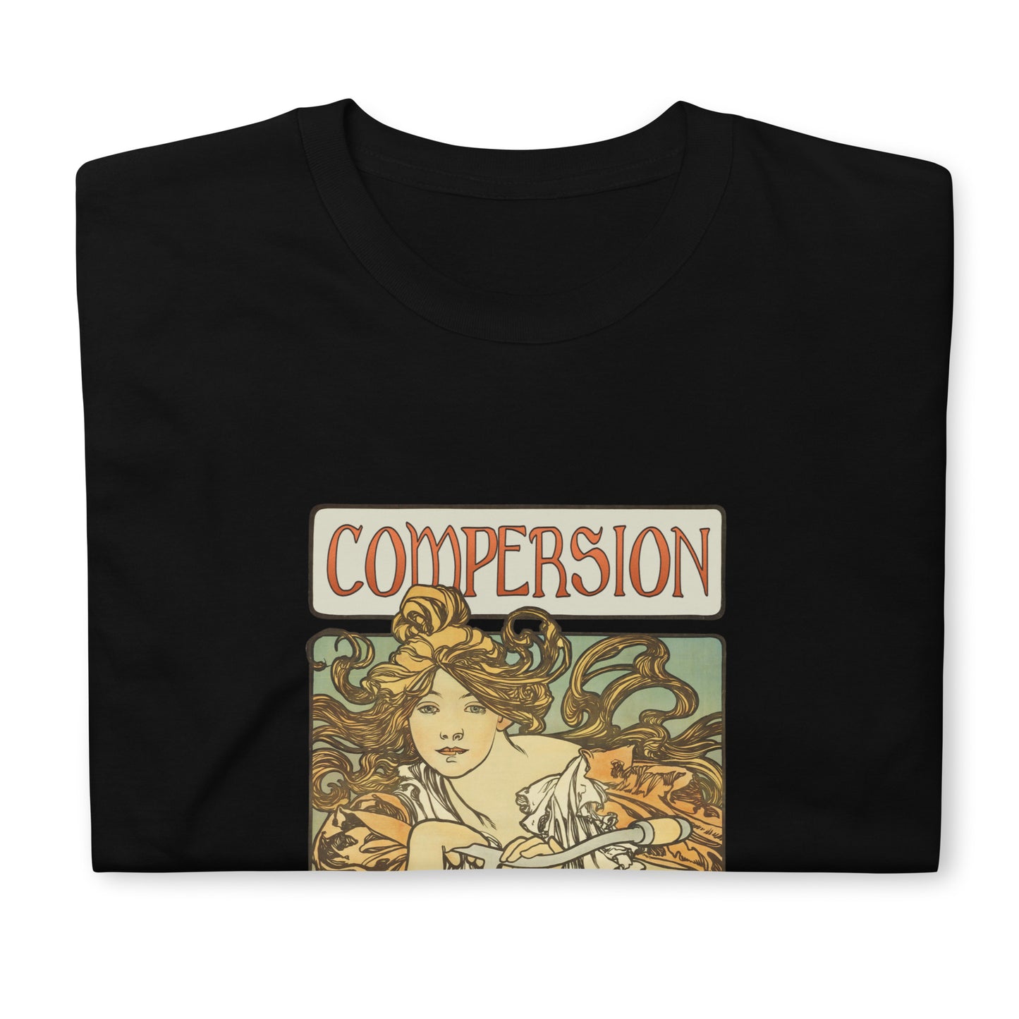 Vintage Compersion T-Shirt – Art Nouveau Polyamory Symbol Unisex Tee