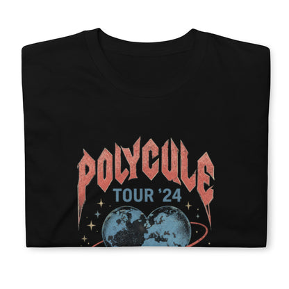 Polycule Tour T-Shirt - Vintage Rock Band Style ENM Unisex Tee