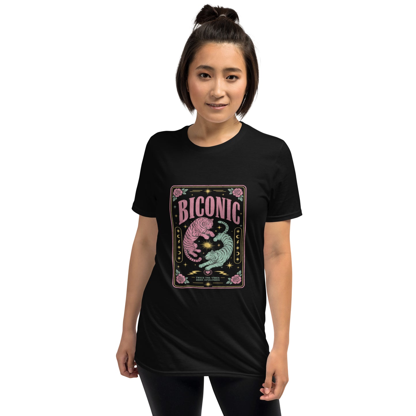 Biconic T-Shirt - Bisexual Pride Tiger Graphic Unisex Tee