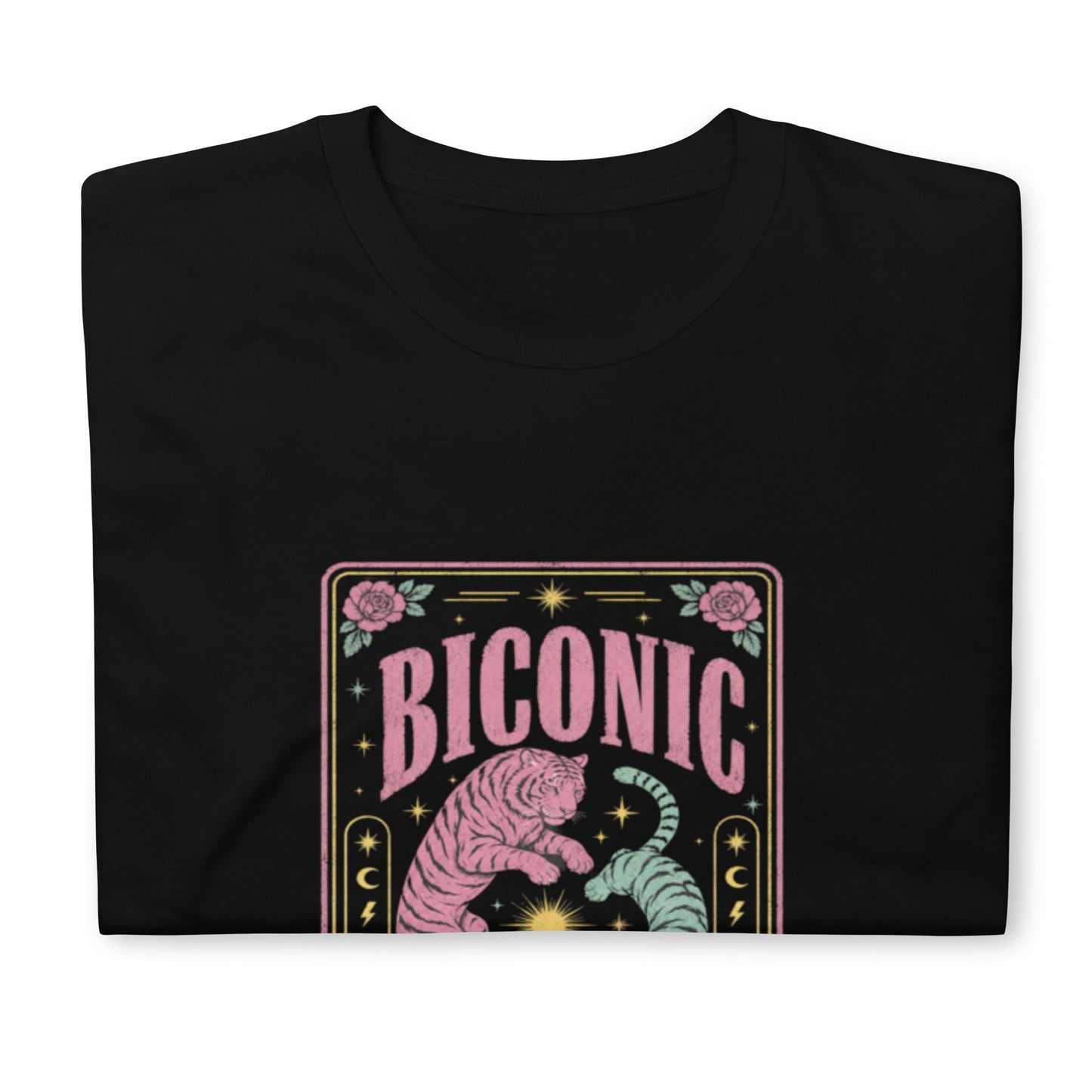 Biconic T-Shirt - Bisexual Pride Tiger Graphic Unisex Tee