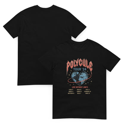 Polycule Tour T-Shirt - Vintage Rock Band Style ENM Unisex Tee