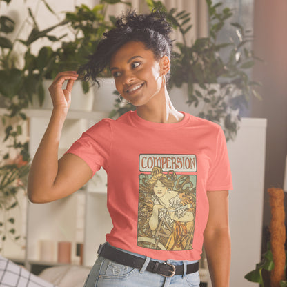 Vintage Compersion T-Shirt – Art Nouveau Polyamory Symbol Unisex Tee