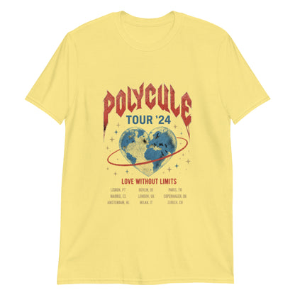 Polycule Tour T-Shirt - Vintage Rock Band Style ENM Unisex Tee